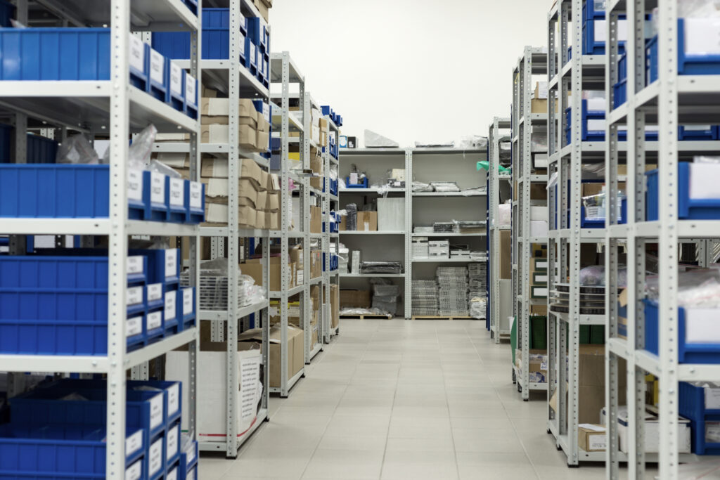 A,Small,Warehouse,Of,Spare,Parts,And,Components,Of,Industrial