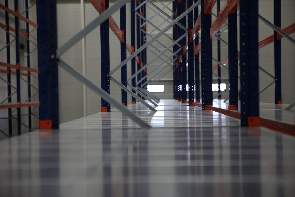 Empty,Warehouse,Racks,As,A,Result,Of,Consumption.