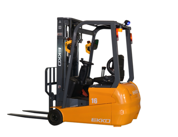 EKKO EK16A-138 3-Wheel Forklift 3500lbs., 138"Lift