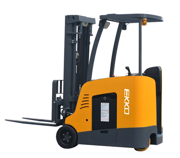 EKKO EK18RFL Stand-up Rider Forklift, 4000 lb Cap., 189" Lift Ht. 48V