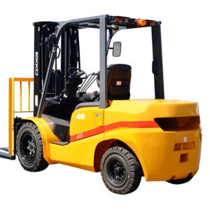 EKKO EK40D Forklift with solid pneumatic tires 8500 lbs., cap.
