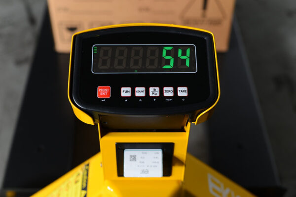 EKKO A25WL Manual Pallet Jack w/Scale & Printer, 5500 lbs Capacity