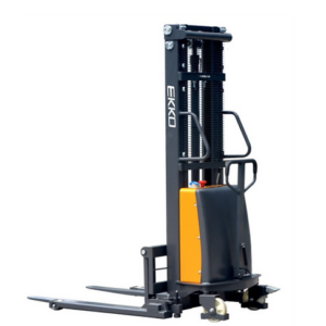 EKKO EA15B Semi-Electric Straddle Stacker 3300lbs. Cap., 119.4" Height EKKO EA15B Semi-Electric Straddle Stacker 3300lbs. Cap., 119.4" Height