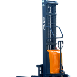 EKKO EA15D Semi-Electric Straddle Stacker 3300lbs. Cap., 138" Height EKKO EA15D Semi-Electric Straddle Stacker 3300lbs. Cap., 138" Height