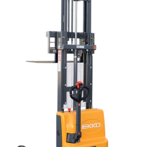 EKKO EB12E Full Powered Straddle Stacker 2640lbs. Cap., 119.4" Height EKKO EB12E Full Powered Straddle Stacker 2640lbs. Cap., 119.4" Height
