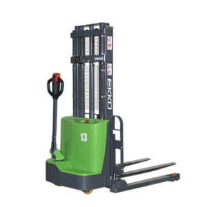 EKKO EB13C-138Li Lithium Straddle Stacker 2800 lb Cap., 138" Height EKKO EB13C-138Li Lithium Straddle Stacker 2800 lb Cap., 138" Height