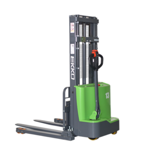 EKKO EB13C-145Li Lithium Straddle Stacker 2800 lb Cap., 145" Height EKKO EB13C-145Li Lithium Straddle Stacker 2800 lb Cap., 145" Height