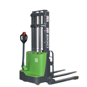 EKKO EB13C-98Li Lithium Straddle Stacker 2800 lb Cap., 98" Height EKKO EB13C-98Li Lithium Straddle Stacker 2800 lb Cap., 98" Height