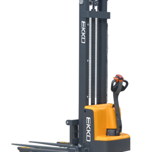 EKKO EB13E-138 Full Powered Straddle Stacker 2800 lb Cap., 138" Height EKKO EB13E-138 Full Powered Straddle Stacker 2800 lb Cap., 138" Height