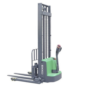 EKKO EB13ES-Li Lithium Straddle Stacker 2800 lb Cap., 119" Height, Side Shift EKKO EB13ES-Li Lithium Straddle Stacker 2800 lb Cap., 119" Height, Side Shift