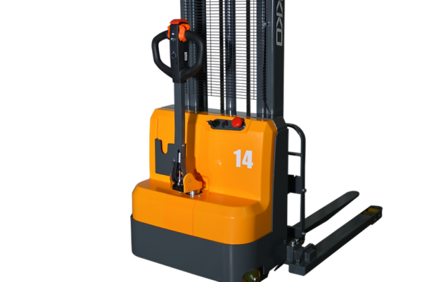 EKKO EB14C-138 Full Powered Straddle Stacker 3000 lb. Cap., 138" Height