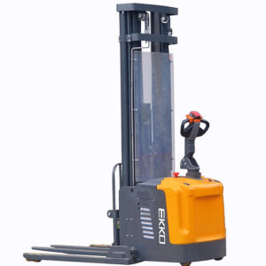 EKKO EB16EA Full Powered Straddle Stacker 4400 lb Cap., 216" Height EKKO EB16EA Full Powered Straddle Stacker 4400 lb Cap., 216" Height