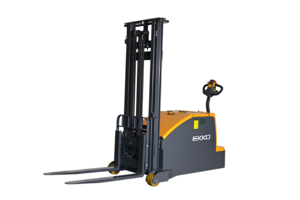 EKKO EK14C-130 Counterbalanced Walkie Stacker 3000 lb Cap., 130" Height