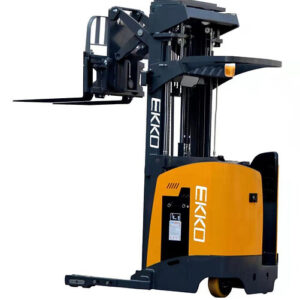 EKKO EK18RRL Stand-Up NA Reach Truck 4000 lb Cap., 196"Lift Ht. EKKO EK18RRL Stand-Up NA Reach Truck 4000 lb Cap., 196"Lift Ht.