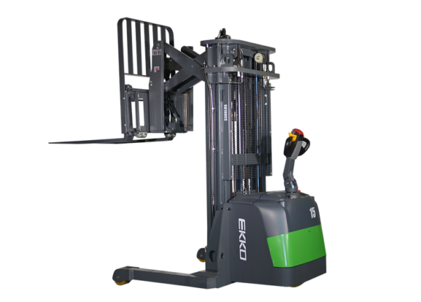 EKKO ER15-138Li Lithium Walkie Reach Truck 3300 lb Cap., 138" Height, Side Shift