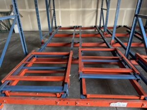 Used Push-Back Pallet Racks