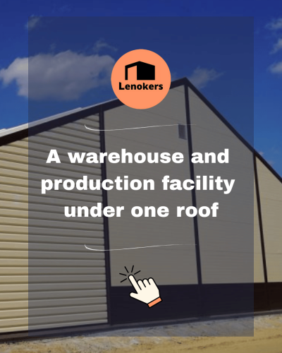 A warehouse and production facility under one roof