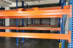 Empty,Heavy,Duty,Racks,In,A,Company,As,Production,Is